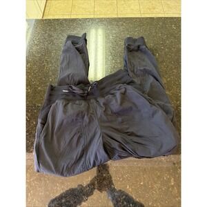 Lululemon Dance Studio Pants Sz 6 Black Joggers Lightweight Drawstring Waist
